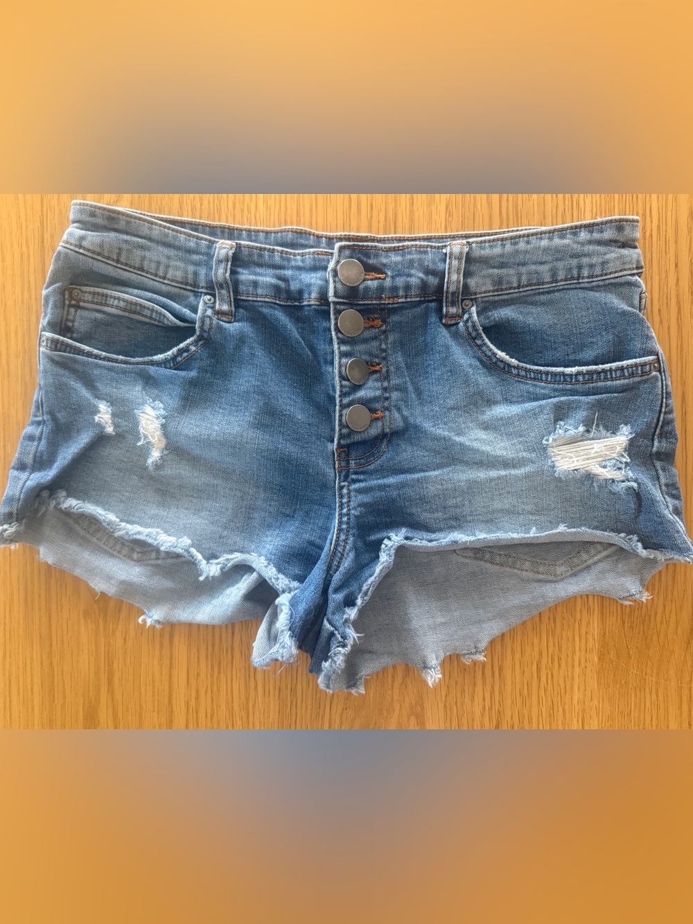 Billabong Button Fly Jean Shorts